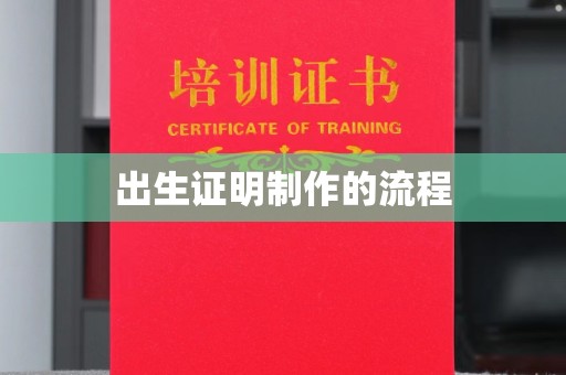 海宁出生证明制作的流程