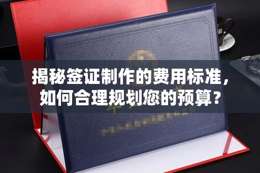 海宁揭秘签证制作的费用标准，如何合理规划您的预算？
