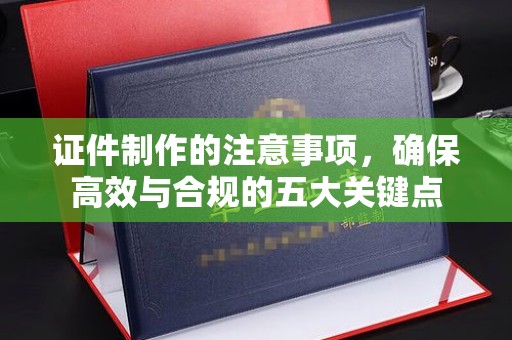 海宁证件制作的注意事项，确保高效与合规的五大关键点