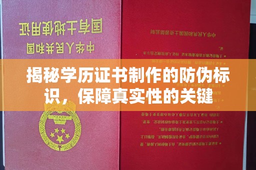 海宁揭秘学历证书制作的防伪标识，保障真实性的关键