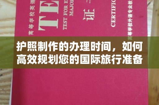 海宁护照制作的办理时间，如何高效规划您的国际旅行准备