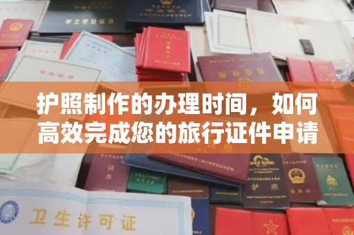 海宁护照制作的办理时间，如何高效完成您的旅行证件申请