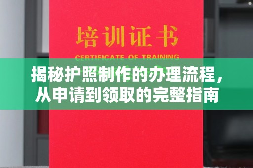 海宁揭秘护照制作的办理流程，从申请到领取的完整指南
