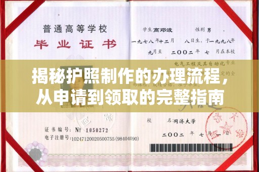 海宁揭秘护照制作的办理流程，从申请到领取的完整指南