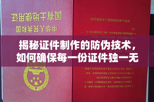 海宁揭秘证件制作的防伪技术，如何确保每一份证件独一无二
