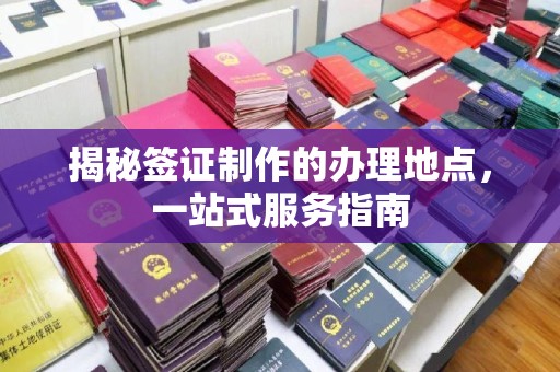 海宁揭秘签证制作的办理地点，一站式服务指南
