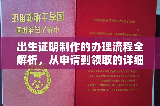 海宁出生证明制作的办理流程全解析，从申请到领取的详细指南