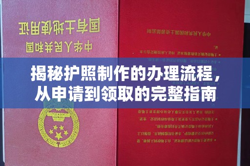 海宁揭秘护照制作的办理流程，从申请到领取的完整指南