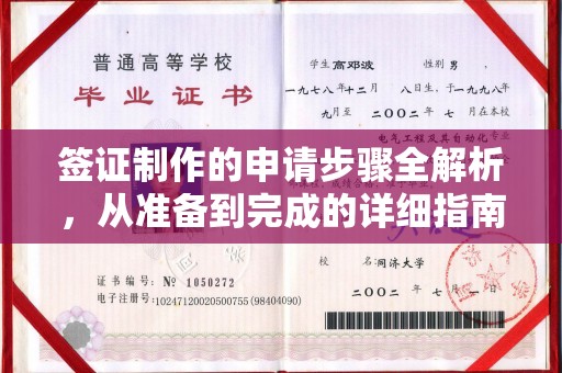 海宁签证制作的申请步骤全解析，从准备到完成的详细指南