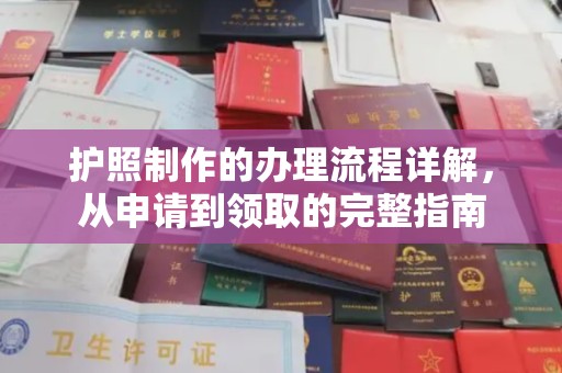 海宁护照制作的办理流程详解，从申请到领取的完整指南
